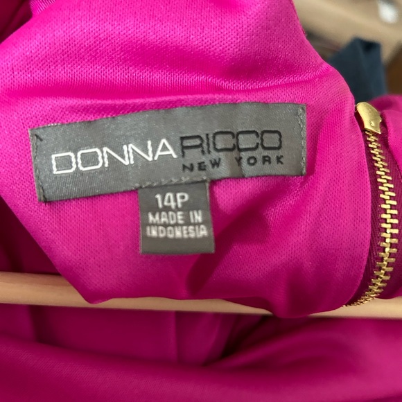 Textured Wrap Waist Sheath Dress 14P - Picture 7 of 7